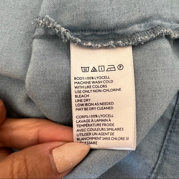 Urban Outfitters Blue Chambray Dress G-21 - Picture 9 of 12